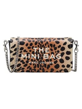 Marc Jacobs The Mini Bag Leopard Print Crossbody - Brown/Black